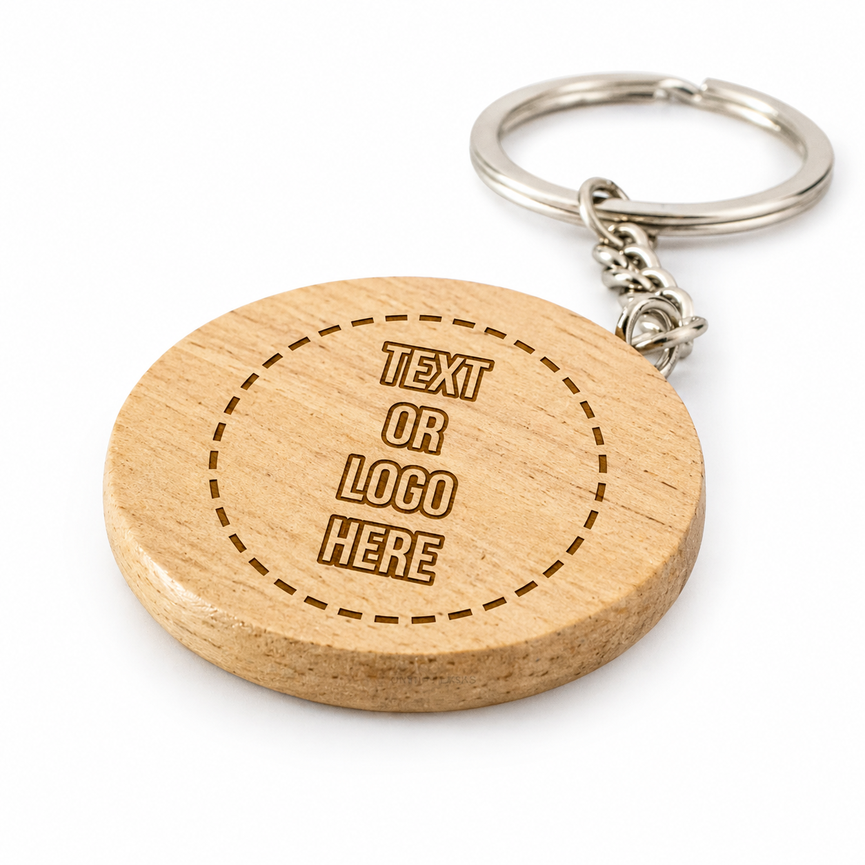 Personalised Engraved Wooden Key Chain