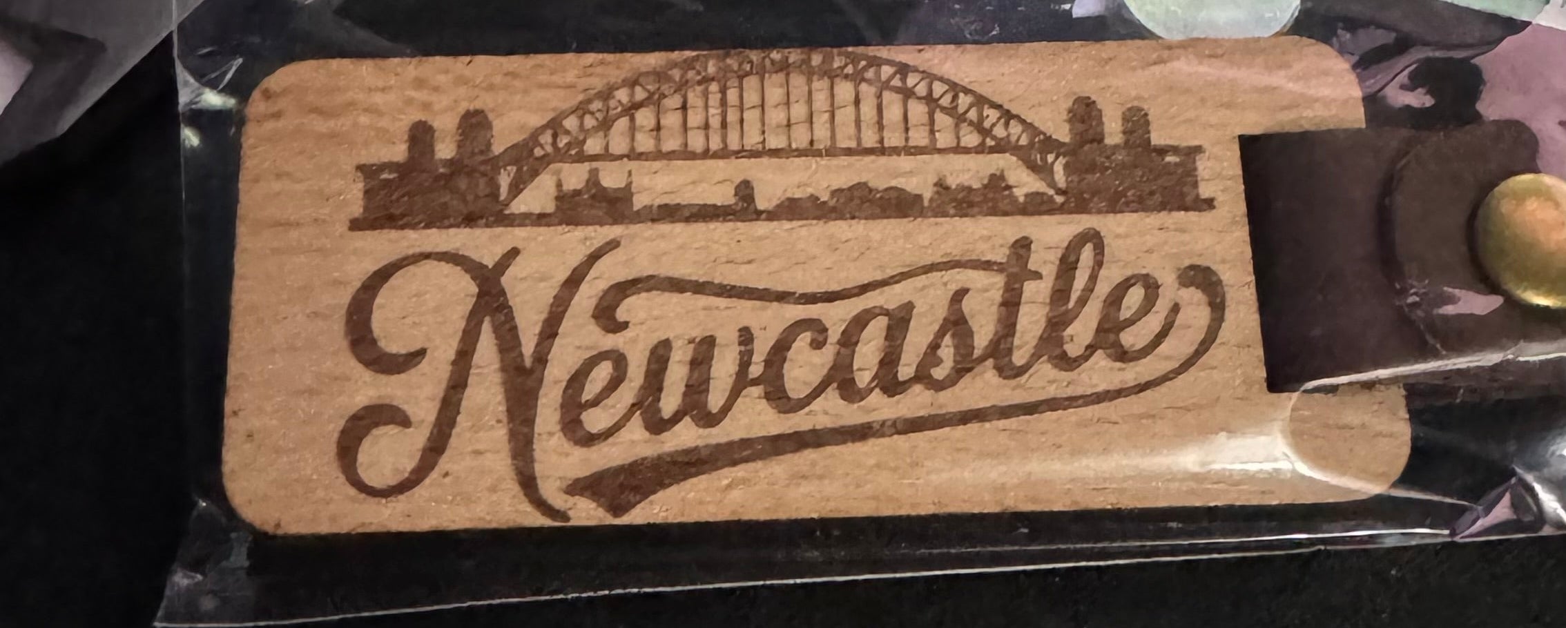 Personalised Engraved Wooden Key Ring